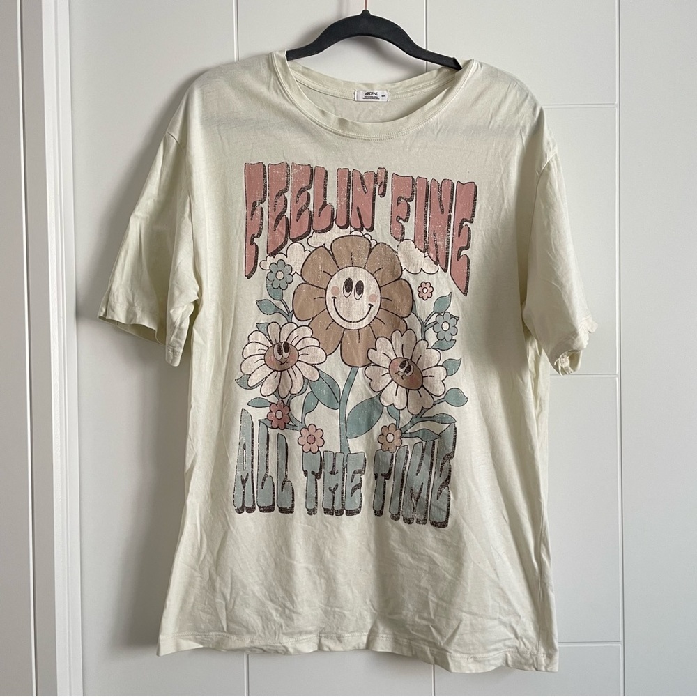 3/$45 Ardene Oversized Graphic Tee